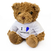 I LOVE WATERFORD (COUNTY COLOURS FLAG) - Teddy Bear - Ireland Gift Present