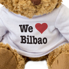WE LOVE BILBAO - Teddy Bear - Cute Cuddly Soft - Funny Spain Gift Present