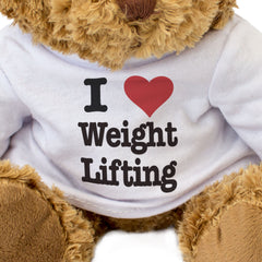 I Love Weight Lifting - Teddy Bear