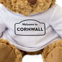 WELCOME TO CORNWALL - Teddy Bear - Cute Cuddly Soft - Funny Cornish Gift Present