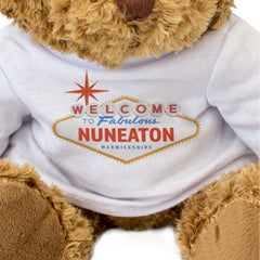 WELCOME TO FABULOUS NUNEATON WARWICKSHIRE - Teddy Bear - Funny Gift Present