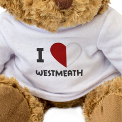 I LOVE WESTMEATH (COUNTY COLOURS FLAG) - Teddy Bear - Ireland Gift Present
