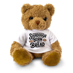 SOURDOUGH BORN AND BREAD - Teddy Bear - Cute Cuddly Soft - Funny Gift Present