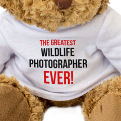 THE GREATEST WILDLIFE PHOTOGRAPHER EVER - Teddy Bear - Cute - Gift Present