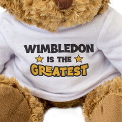 WIMBLEDON IS THE GREATEST - Teddy Bear - Cute Cuddly Soft - Funny Gift Present