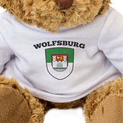 WOLFSBURG FLAG - Teddy Bear - Cute Cuddly Soft Adorable - Germany Gift Present