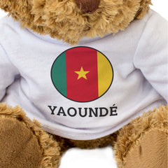 YAOUNDÉ (CAMEROON FLAG ROUNDEL) - Teddy Bear - Funny Souvenir Gift Present