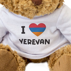 I LOVE YEREVAN (ARMENIA FLAG) - Teddy Bear - Cute Cuddly - Gift Present
