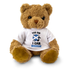 YES SIR I CAN BOOGIE (SCOTLAND FLAG) - Teddy Bear - Funny Football Gift Present