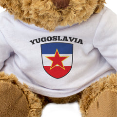 YUGOSLAVIA FLAG - Teddy Bear - Cute Cuddly Soft Adorable - Gift Present
