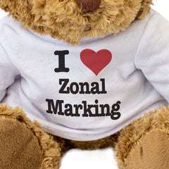 I LOVE ZONAL MARKING - Teddy Bear - Cute Funny Soft - Football Gift Present