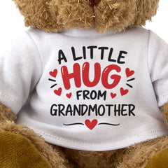 Close-up of the A Little Hug From Grandmother T-shirt design