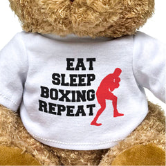 Eat Sleep Boxing Repeat - Teddy Bear
