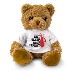 Eat Sleep Golf Repeat - Teddy Bear