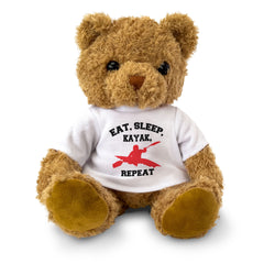 Eat Sleep Kayak Repeat - Teddy Bear