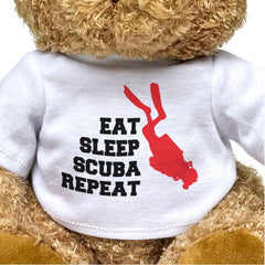Eat Sleep Scuba Repeat - Teddy Bear