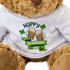 Happy Saint Patricks Day - Beer - Teddy Bear - Gift Present