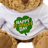 Happy Saint Patricks Day - Clover - Teddy Bear - Gift Present