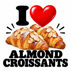 I Love Almond Croissants teddy bear - image 4