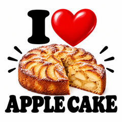 I Love Apple Cake teddy bear - image 4