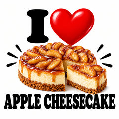 I Love Apple Cheesecake teddy bear - image 4