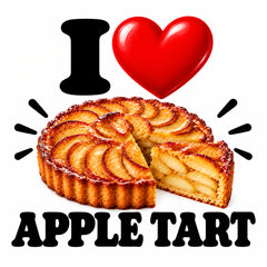 I Love Apple Tart teddy bear - image 4