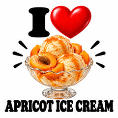 I Love Apricot Ice Cream teddy bear - image 4