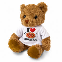 I Love Arrabbiata Pasta teddy bear