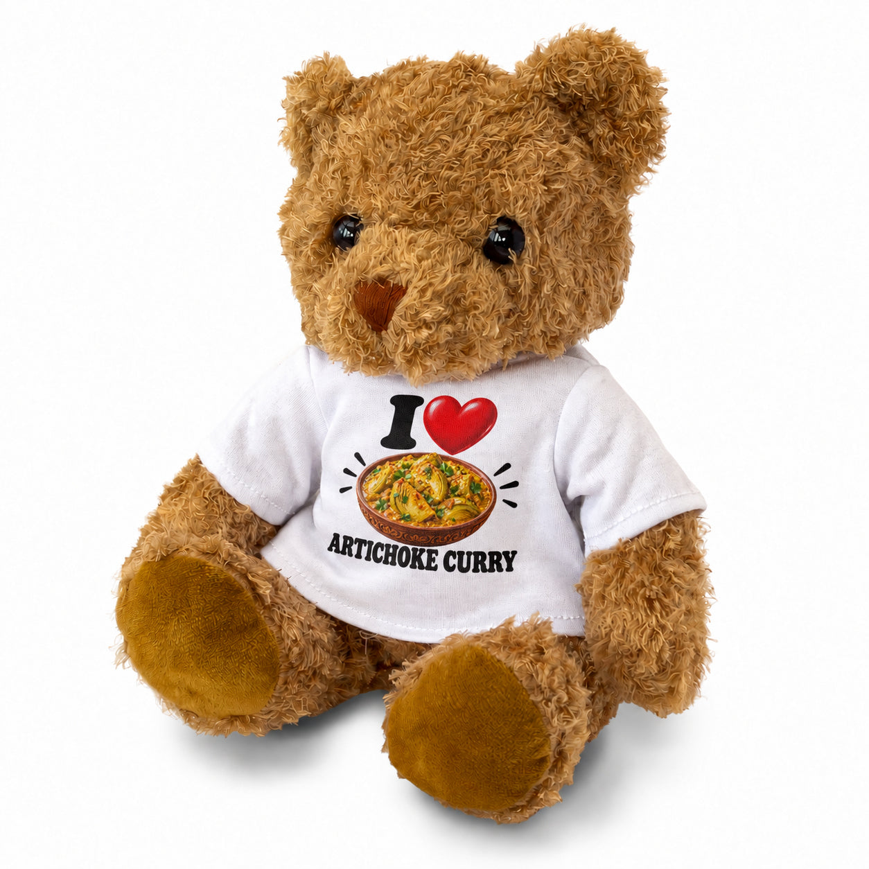 I Love Artichoke Curry teddy bear