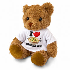 I Love Artichoke Soup teddy bear