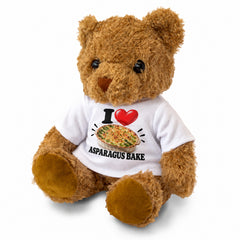 I Love Asparagus Bake teddy bear