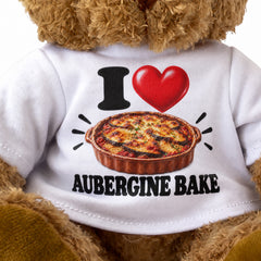 I Love Aubergine Bake teddy bear - image 3