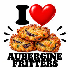 I Love Aubergine Fritters teddy bear - image 4