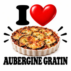 I Love Aubergine Gratin teddy bear - image 4