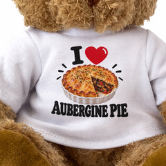 I Love Aubergine Pie teddy bear - image 3