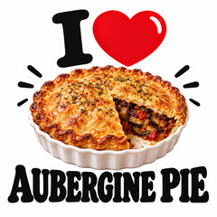 I Love Aubergine Pie teddy bear - image 4
