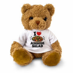 I Love Aubergine Salad teddy bear - image 2