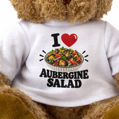 I Love Aubergine Salad teddy bear - image 3