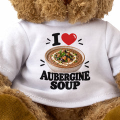 I Love Aubergine Soup teddy bear - image 3