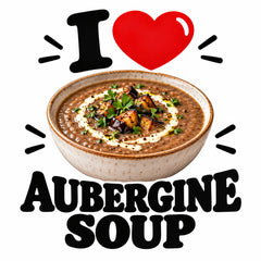 I Love Aubergine Soup teddy bear - image 4
