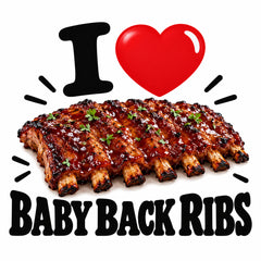 I Love Baby Back Ribs teddy bear - image 4