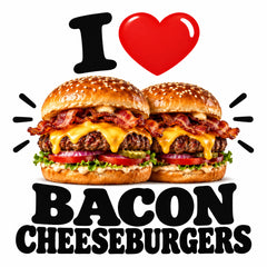 I Love Bacon Cheeseburgers teddy bear - image 4