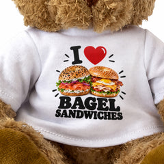 I Love Bagel Sandwiches teddy bear - image 3