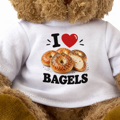 I Love Bagels teddy bear - image 3