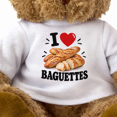 I Love Baguettes teddy bear - image 3