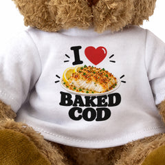I Love Baked Cod teddy bear - image 3