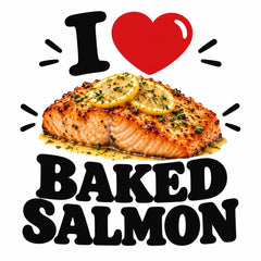 I Love Baked Salmon teddy bear - image 4