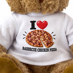 I Love Barbecue Chicken Pizza teddy bear - image 3
