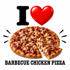 I Love Barbecue Chicken Pizza teddy bear - image 4