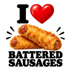 I Love Battered Sausages teddy bear - image 4